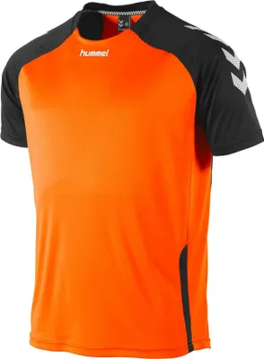 Produktbild von Hummel Aarhus Trikot Kurzarm Kinder - Neonorange / Schwarz