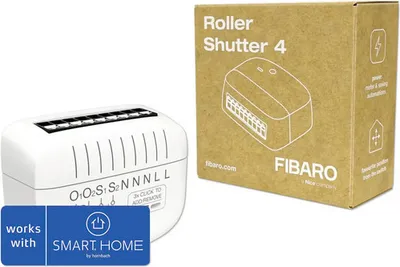 Immagine prodotto di FIBARO Roller Shutter 4 Z-Wave adatto per tapparelle/tende - Compatibile con SMART HOME di hornbach