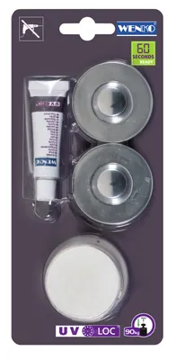Produktbild von WENKO UV-Loc® Befestigungsset Chrom