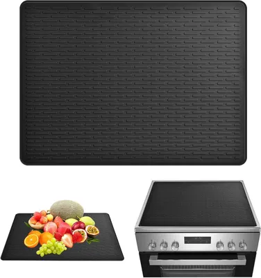 Produktbild von Herdabdeckplatte 76 x 53 cm, Silikon, zuschneidbar, wasserdicht, für Küche