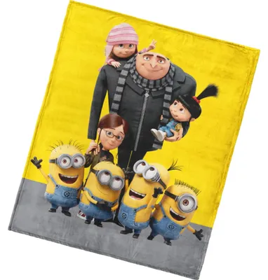 Zdjęcie produktu dla Koc dziecięcy Minionki Ja, Duńczyk 130x160 cm