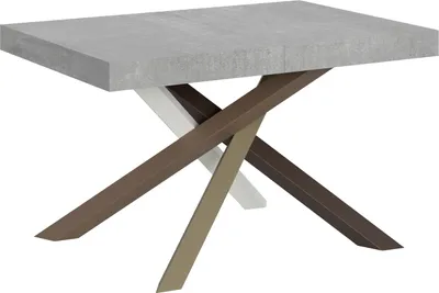 Produktbild von ITAMOBY - Ausziehtisch 120/224x90 cm Volantis Zement Tischbeinein 4/C Farbkombination
