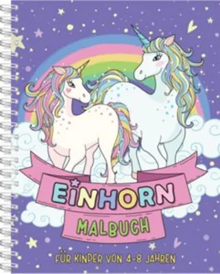 Produktbild von Einhorn-Malbuch für Kinder ab 4 Jahren