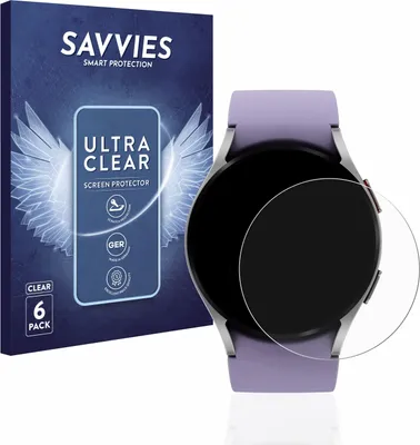Produktbild von 6x Für Samsung Galaxy Watch 5 (40mm) Schutzfolie Savvies Displayschutz Display Schutz Folie Klar Transparent