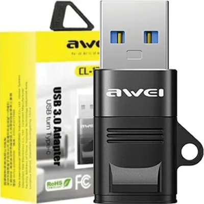Zdjęcie produktu dla Awei Adapter Cl-13 Usb-C/Usb-A Czarny/Black