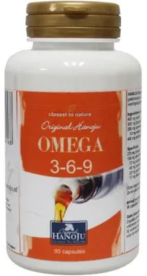 Productafbeelding van Hanoju Omega 3 6 9 1000Mg (90 capsules)