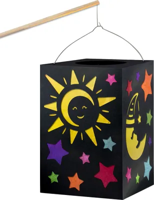 Obrázek produktu pro URSUS 2370099, Papírový lampion, Karton, Papír, Černá, Jednobarevný, Obdélníkový, Chlapec/děvče