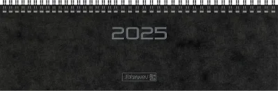 Produktbild von 2025 Brunnen Querterminbuch33x10cm sw Register