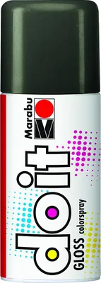 Immagine prodotto di Vernice spray Marabu do it GLOSS, grigio lucido