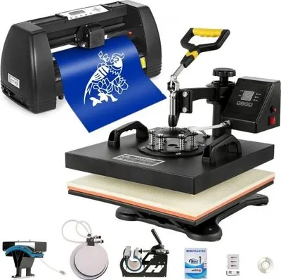 Produktbild von 5 In1 Wärme Drücken 15 "x 15" Vinyl Cutter Plotter 14 "Desktop Hintergrundbeleuchtung