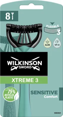Obrázok produktu pre Wilkinson Sword Xtreme 3 Sensitive 8ks jednorazové holiace strojčeky