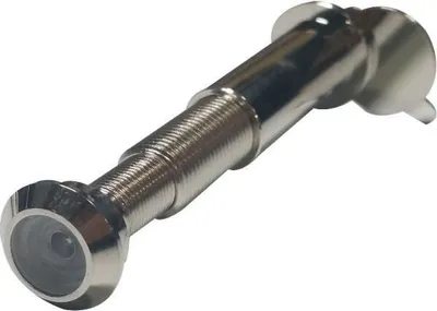 Produktbild von Türgucker ø 12 mm, Weitwinkel 170°, TS 35-80 mm, Messing verchromt