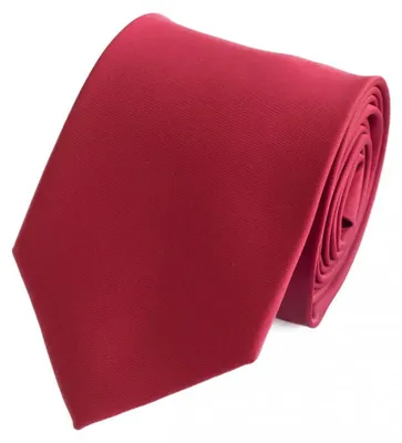Produktbild von Fabio Farini - 1 Stück Herren Krawatte Rot - verschiedene Rote Männer Schlips in 8cm Breit (8cm), Rot - Crimson Sky