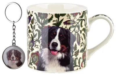 Productafbeelding van Noya Kubek Z Breloczkiem, 380 ml, 9x13x9 cm, voor Bernese Sennenhonden
