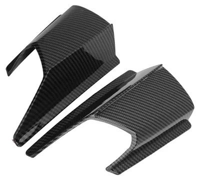 Image de Ailerons latéraux pour moto, ailettes aérodynamiques, déflecteurs pour ADV 150 2019 à 2020, style fibre de carbone