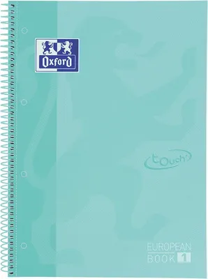 Produktbild von Oxford 400138326, Einfarbig, Mintfarbe, A4+, 80 Blätter, Liniertes Papier, Hardcover