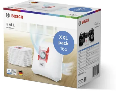 Zdjęcie produktu dla Bosch BBZ16GALL, Worek na kurz, Cylinder próżniowy, Biały, Bosch, 690 g, Pudełko