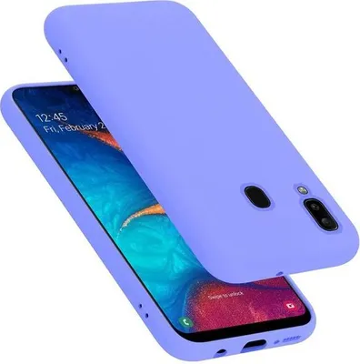 Immagine prodotto di Cadorabo custodia protettiva per Samsung Galaxy A20 / A30 / M10s custodia in viola telefono cellulare Case Cover TPU Etui