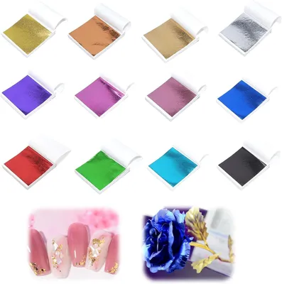 Productafbeelding van Colours Imitation Gold Leaf - 12 Colors Multicolor Gold Foil