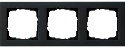 Immagine prodotto di Cornice Gira, tripla, E2, nero opaco, 1 pz.