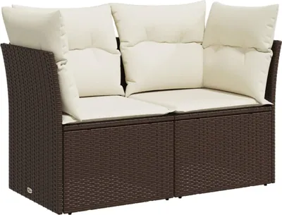 Zdjęcie produktu dla VidaXL 366217, 2 siedz., Kremowy, 110 kg, 1240 mm, 620 mm, 690 mm