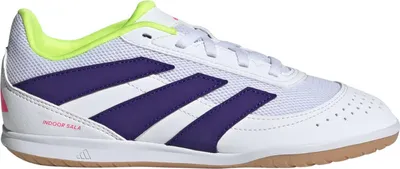 Produktbild von Adidas Predator Club IN Indoor Sala J Fußballschuhe Hallenschuhe Kinderschuhe weiß/bunt ID3804, Schuhgröße:38 2/3 EU