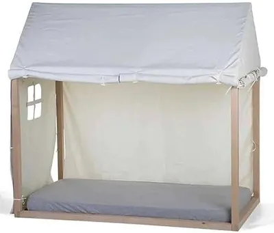 Productafbeelding van Witte matraskussen voor een bed in een hut, 70 x 140 cm
