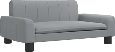 Obrázok produktu pre vidaXL Detská pohovka Light Grey 70x45x30 cm Látka