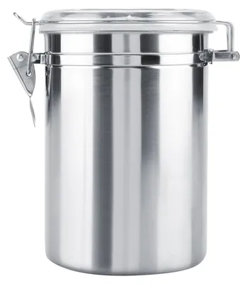 Edelstahl-Kaffeebehälter luftdicht 1800 ml silber