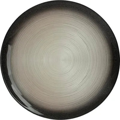 Produktbild von Platzteller "jem" d33cm schwarz & silber - SG Secret de Gourmet