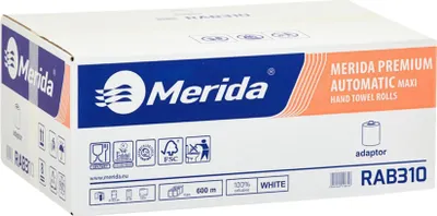 Zdjęcie produktu dla HME-REC-MAXI - Ręczniki papierowe w roli z adaptorem MERIDA PREMIUM.