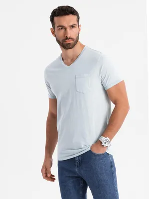 Obrázok produktu pre Ombre Clothing Pánske tričko s krátkym rukávom Jordanne šedá melanžová L