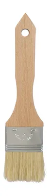 Zdjęcie produktu dla Pędzel do ciasta Redecker z nieobrobionego drewna bukowego z jasnym włosiem 22 x 4,8 cm