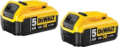 Image de DeWalt DCB184P2-XJ DeWalt DCB184P2-XJ 18V 5Ah Akku-Set
