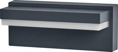 Image de OSRAM Endura Style LED Applique Robuste, 12W, 3000K blanc chaud, 1000 lm, IP54, aluminium gris foncé