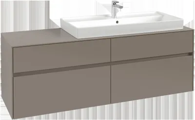 Produktbild von Villeroy & Boch Collaro Waschbeckenunterschrank, Waschbecken rechts, 4 Auszüge, wandhängend, 1600x548x500mm, C03000VR