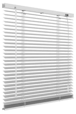 Obrázok produktu pre Biela žalúzia na okno z PVC – 120 x 250 cm