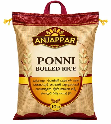 Zdjęcie produktu dla Ryż parboiled Ponni Anjappar Thanjavur Ponni Boiled Rice 10kg - sypki, productTiles.product.images.aiGenerated