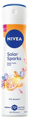 Immagine prodotto di NIVEA SOLAR SPARKS, deodorante spray per donna, protezione 72 ore, 150 ml