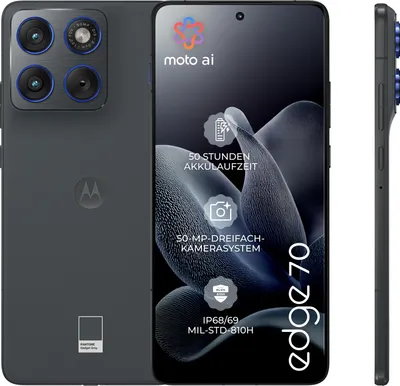 Motorola Edge 70 12 GB RAM + 512 GB Gadget Gray