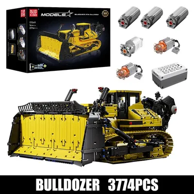 Obrázok produktu pre Mould King 17049 PR766, stavebnica modelu rýpadla, diaľkové ovládanie
