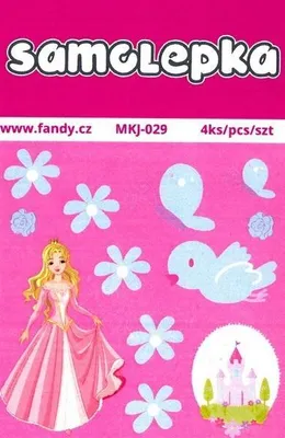 Produktbild von Naklejki papierowe Mini - Księżniczki
