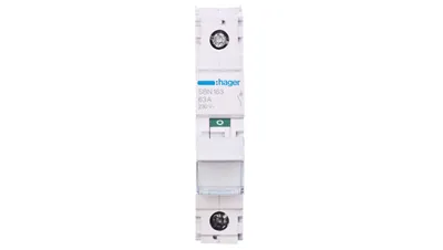 Zdjęcie produktu dla Wyłącznik automatyczny Hager 1P 63A SBN163