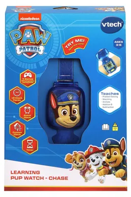 Produktbild von Paw Patrol Lernuhr für Kinder, interaktives Lerntool