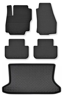 Obrázok produktu pre Vaničkové autokoberce + vaňa kufra pre: Ford Tourneo Courier 2017- minivan 5 ks