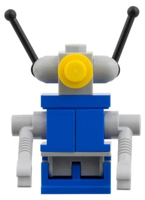 Immagine prodotto di LEGO Minifigura Classic Space Droid - Grigio chiaro e blu, con codice (sp155)