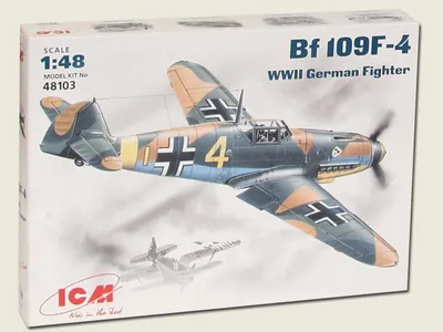 Produktbild von ICM 48103 - 1:48 Messerschmitt Bf 109F-4 - Neu