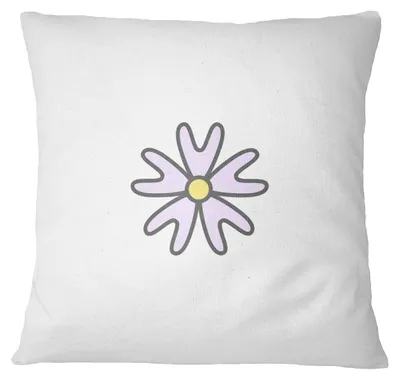 Kissenhülle 45x45 cm, Weiß, Polyester, Reißverschluss