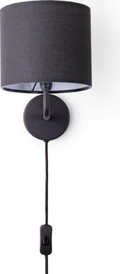 Produktbild von Tischlampe Wandleuchte Wohnzimmerlampe Schlafzimmer Lampenschirm Stoff Uni