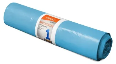 Produktbild von QUICKY LDPE-Regenerat Müllsäcke - blau - 120 l - 250 Müllbeutel